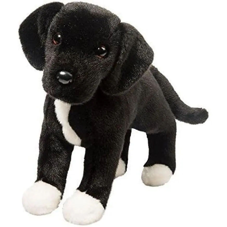 Twister Black Lab/Pit Bull Mix Plush Stuffed Animal | 16-inch Long