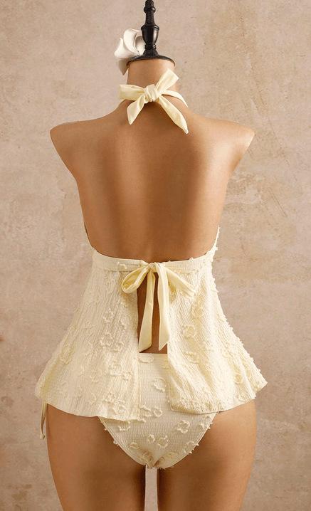 Women's tankini swimwear, stylish two-piece swimwear, comfortable beachwear, suitable for pool parties and beach vacations, tankini clothing