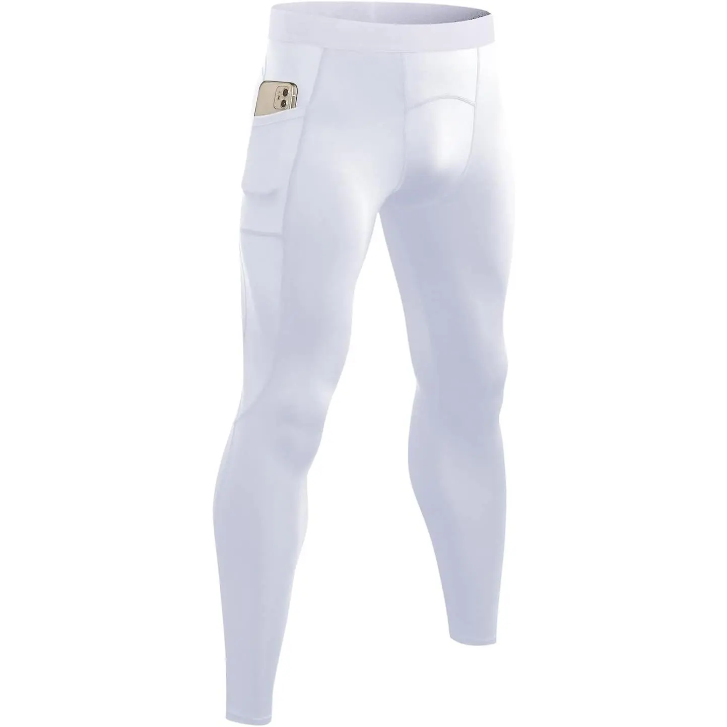 Men's Cool Dry Compression Pants Workout Leggings & Running Tights - Athletic Baselayer for Basketball, Yoga, Cycling(Gift)