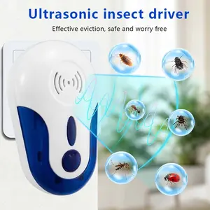 Ultrasonic Mosquito Repeller, Electronic Insect Repellent, Anti Mosquito Fly Killer, Indoor Household Device, Us Standard Plug