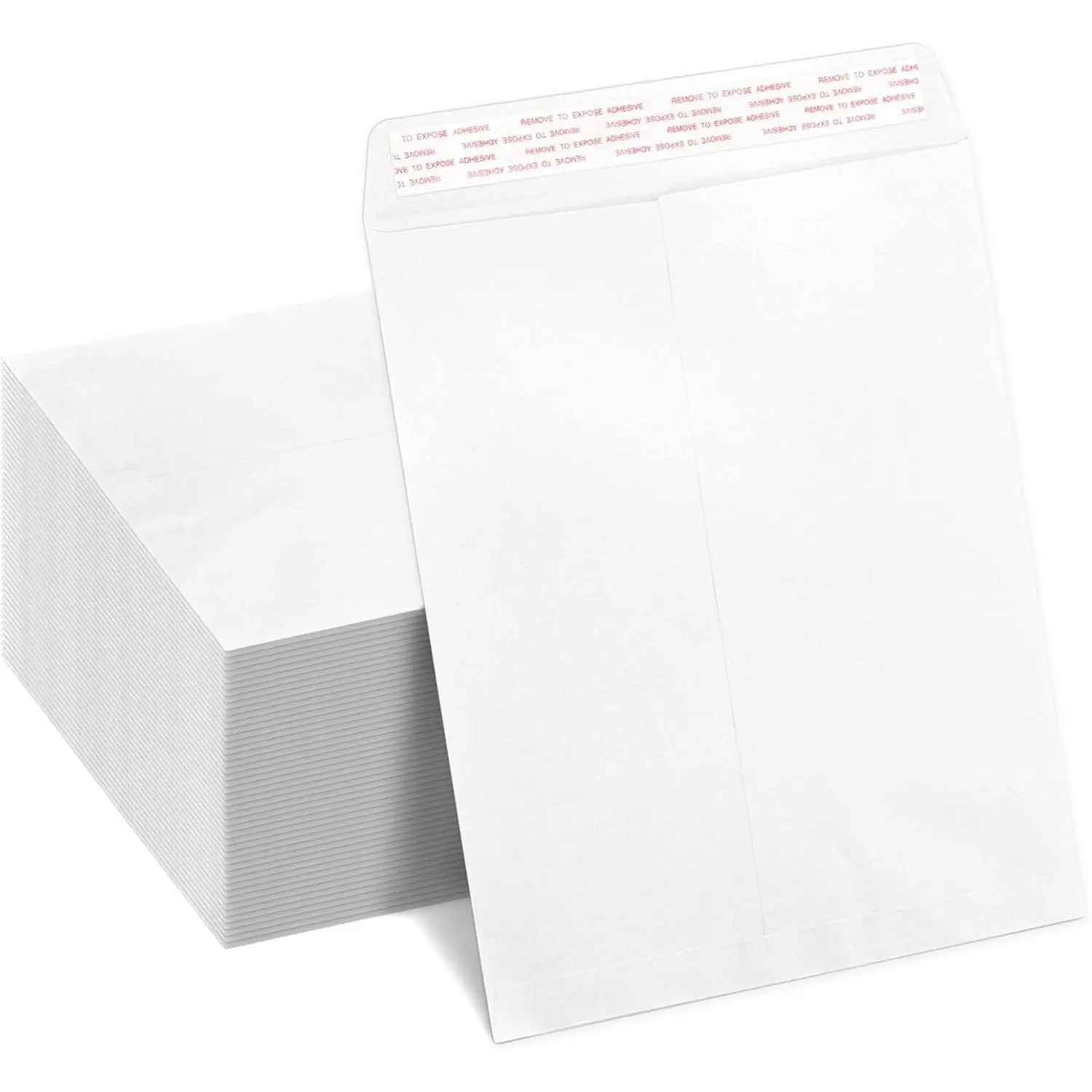 100 White 9x12 Self Seal Large Catalog Mailing Envelopes, 9x12 Letter Size - 80GSM Paper
