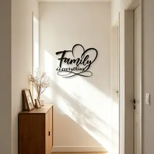 The 1pc "Family" series is Everyghing Wall Art - Family Metal Decorations - Metal Family Wall Decorations - Family Love Decorations - Family Logo Wall Decorations - Metal Wall Art Family - Home Decoration - Wall Decoration