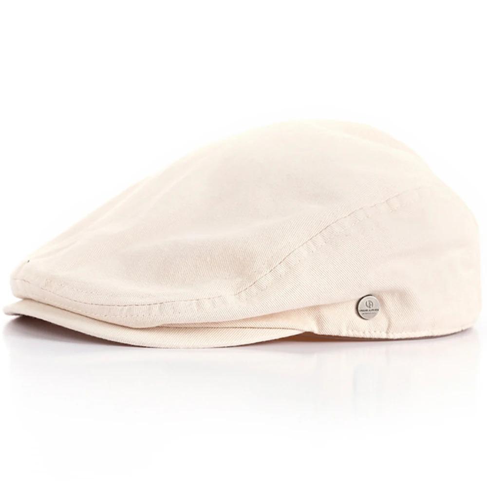 HT4156 Beret New Spring Summer Cap Hats for Men Women Adjustable   Flat Beret Cap Male Female Artist Painter Beret Hat