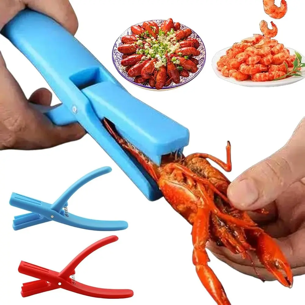 2pcs Crawfish Peeler Tool, Easy Shrimp & Crayfish Shucker Sheller, Quickly Remove Shrimp Tails & Crawfish Shells, for Restaurant & Home Use, Kitchen Gadgets, Kitchenware Utensils