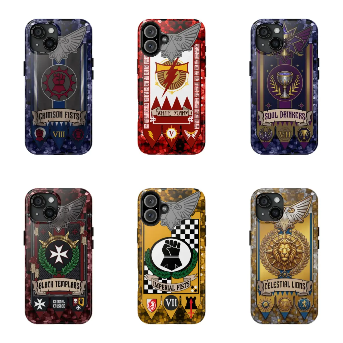 Warhammer 40K Space Marine Successor Chapter Banner phone Cases For iPhone 12-17 Promax Pro Plus & Samsung Galaxy S22-S26 Ultra Plus,Perfect for Her/Him fashionable gift