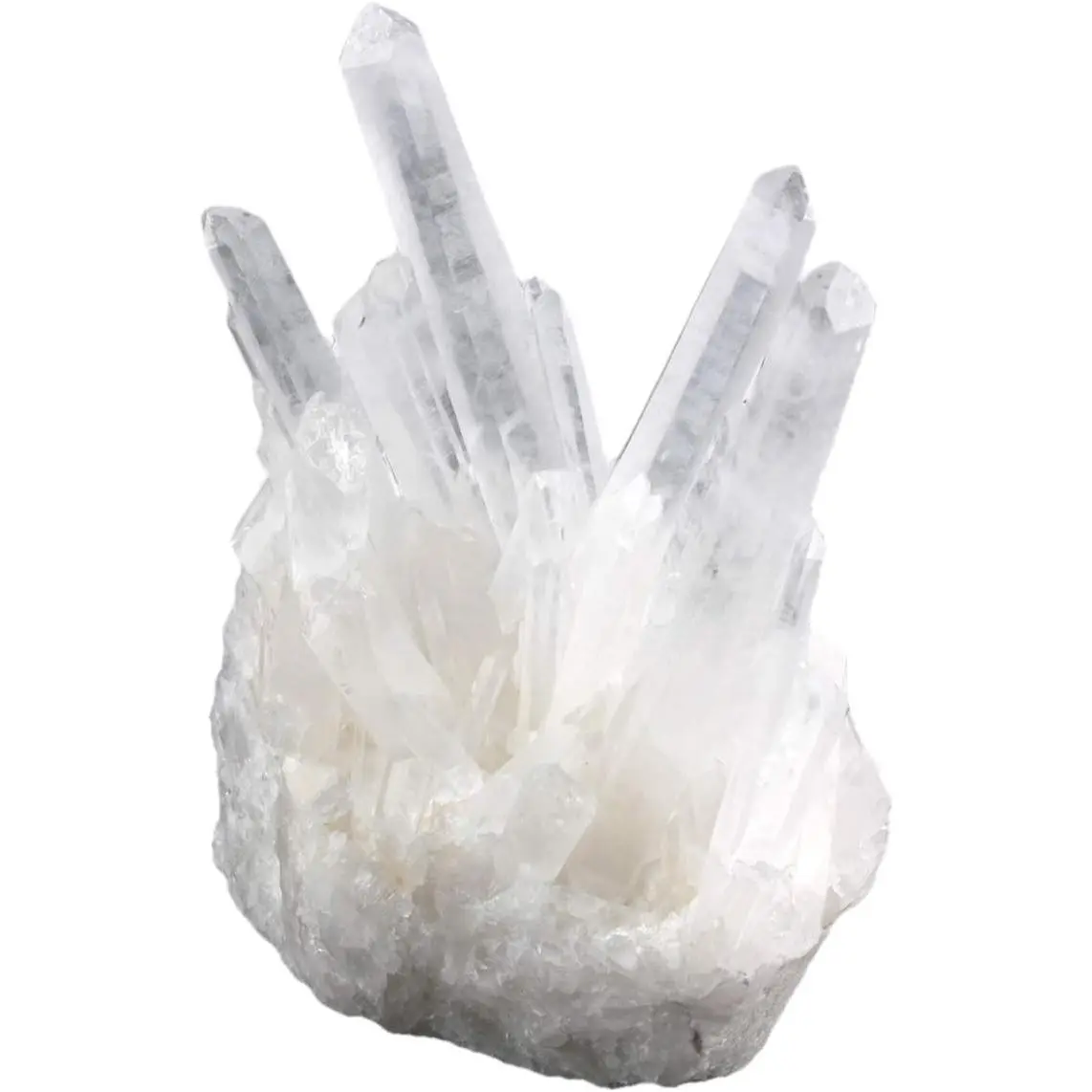 Natural Rock Quartz Crystal Cluster Geode Stone, 150-200 Grams