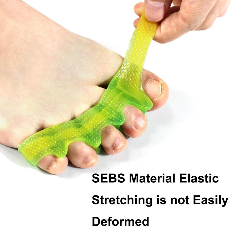 Toe Separators/Toe Spacers - For Men and Women - Correcting Bunions and Restoring Toes to Their Original Shape Suitable for Barefoot and Minimalists