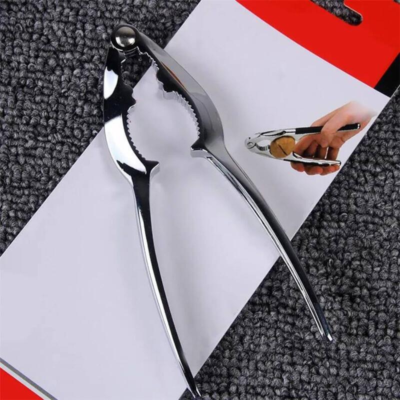 Zinc Alloy Nutcracker Sheller Crack Al Walnut Pecan Hazelnut Filbert Nut Kitchen Nut Sheller Clip Tool Clamp Plier Cracker