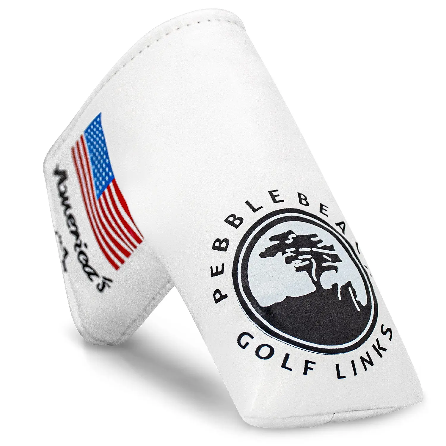 American Flag Blade Putter Head Cover, Durable Waterproof Thick PU Golf Club Protector, Stylish Unisex Golf Gift for Enthusiasts