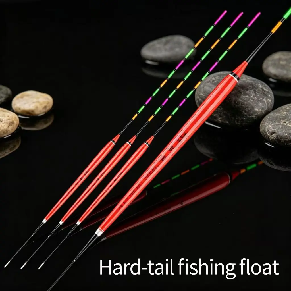 322/316 Carp Roach Float Short Leg Long Body Bottom Fishing Float, Day Night Dual Use Hard Tail Electronic Glow Float, Bright Electronic Float
