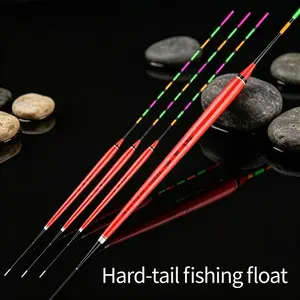 322/316 Carp Roach Float Short Leg Long Body Bottom Fishing Float, Day Night Dual Use Hard Tail Electronic Glow Float, Bright Electronic Float
