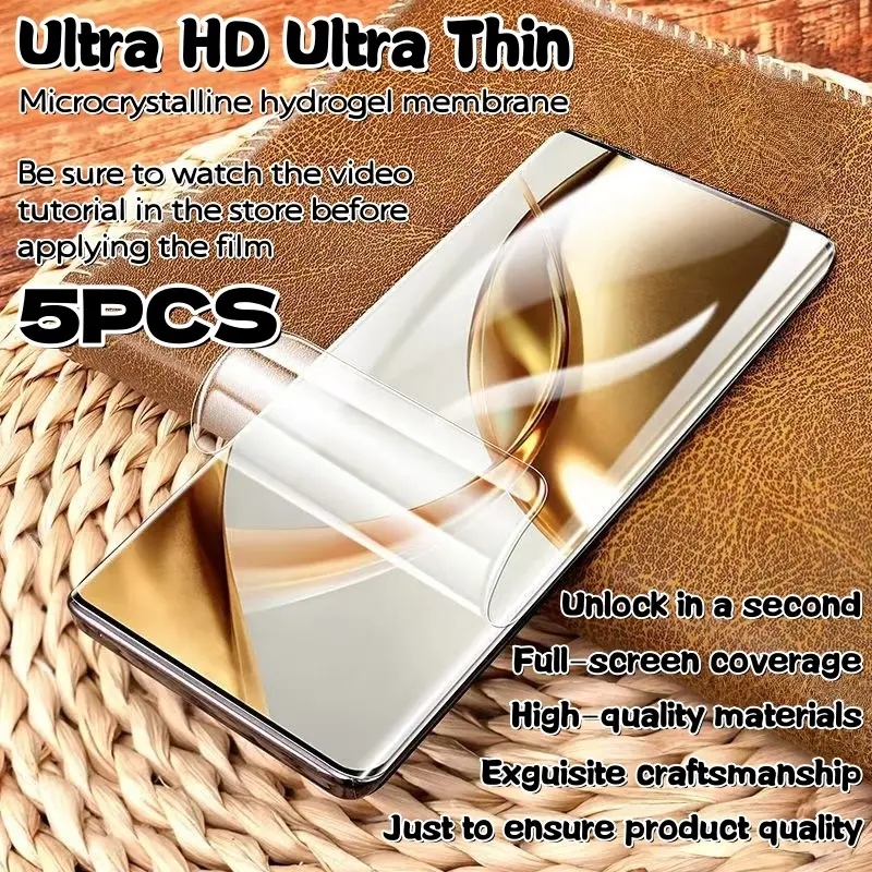 5PCS High-Definition TPU Hydrogel Screen Protector for 400/400Pro Full Screen Coverage Anti-Fingerprint Series Smooth Touch Ultra-Clear Vision Anti-Scratch