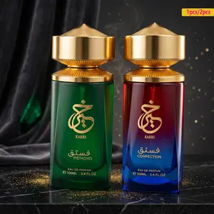 100ML Pistachio Caramel Perfume for Her, Sweet Vanilla Gourmand Scent, Long Lasting Eau De Parfum, Everyday Fragrance