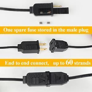 【SUMNEW-STORE】Outdoor String Lights, 25-200FT Patio Lights with 10-100 ST38 LED Edison Bulbs, Waterproof Connectable String Lights for Outside, Dimmable Hanging Light for Backyard Porch Decor, Black 【SUMNEW-STORE】Outdoor String Lights, 25-200FT Patio Lights with 10-100 ST38 LED Edison Bulbs, Waterproof Connectable String Lights for Outside, Dimmable Hanging Light for Backyard Porch Decor, Black