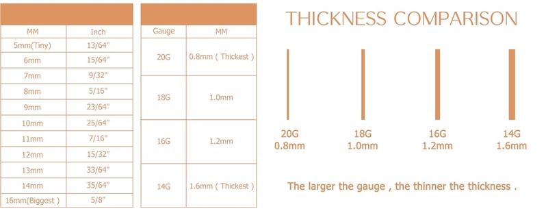 LOLIAS Surgical Steel Nose Rings Hoop Nose Clicker Ring Septum Jewelry 16G 18G Nose Hoop Lip Rings Nose Helix Cartilage Rook Earrings Nostril Piercing Jewelry Hypoallergenic