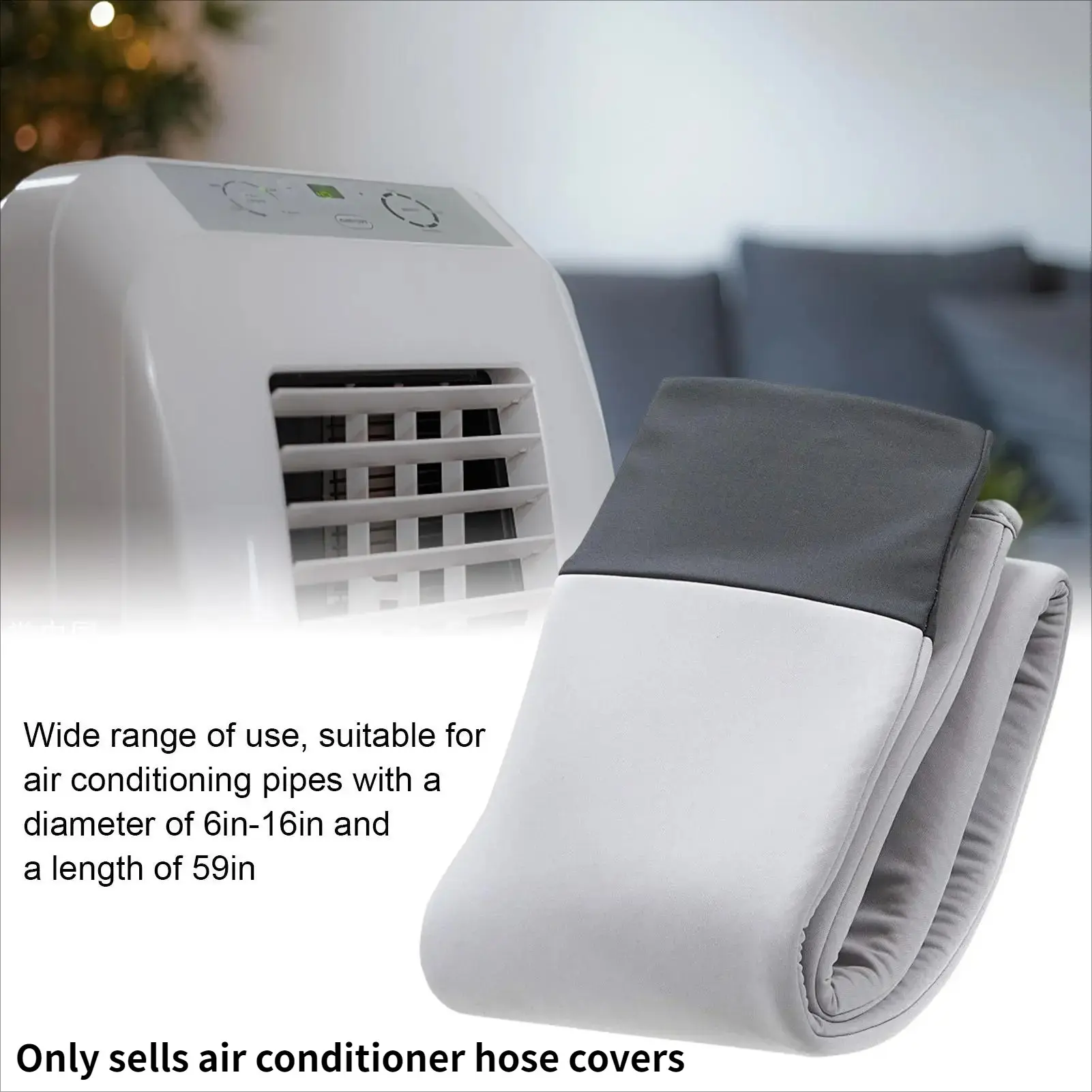 Mobile Air Conditioner Hose Cover, High Temperature Resistant, Waterproof, Durable Ventilation Cooling Pipe Protector, Home Portable Ac Accessory