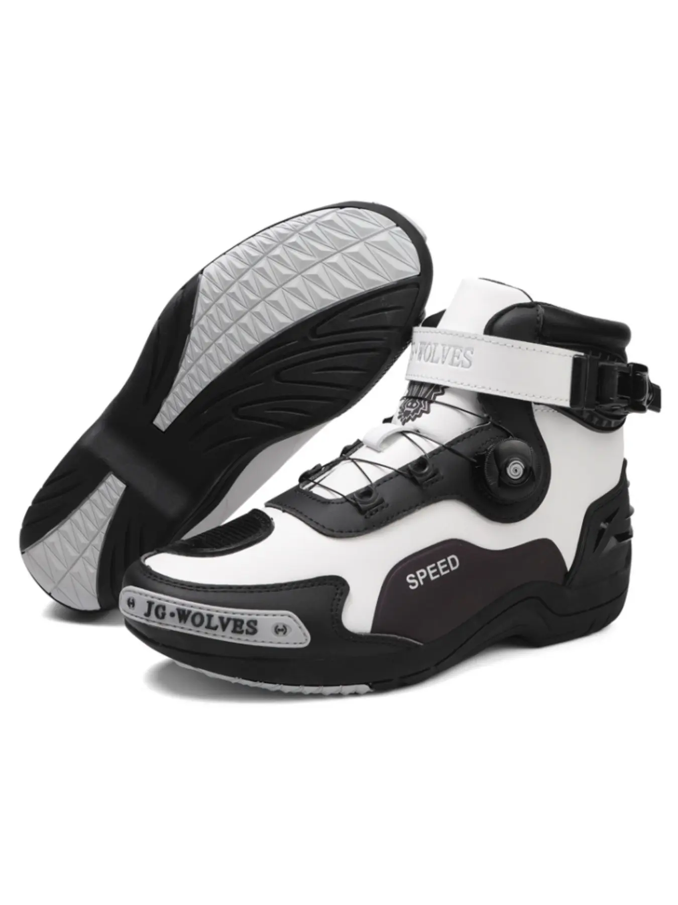 Motorcycle Riding Shoes, Unisex Motorbike Boots, Anti-Slip Racing Shoes, Waterproof Design, Safe and Comfortable Cycling, Enhanced Safety Features