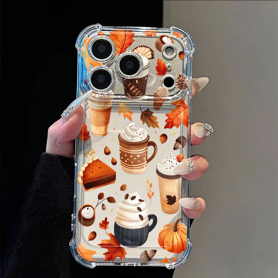 Autumn Coffee phone case artwork