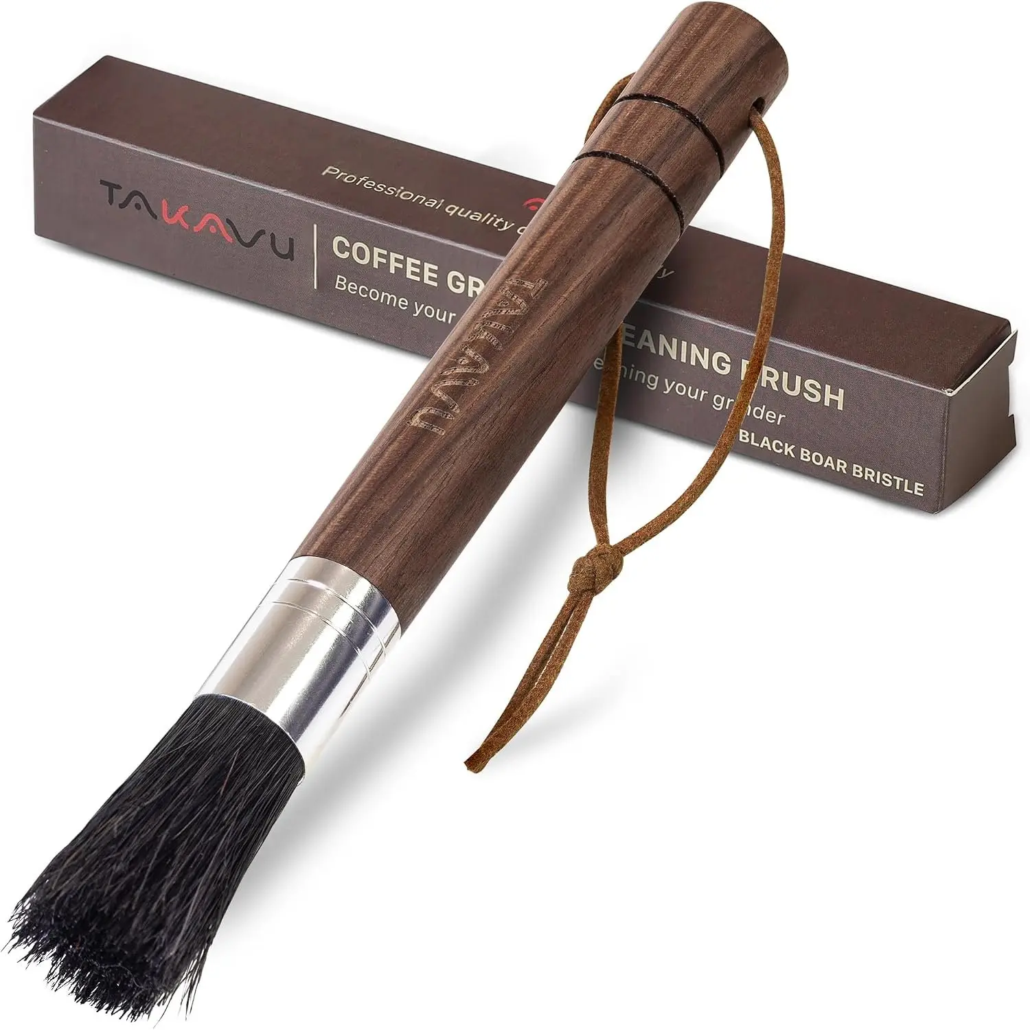 Coffee  Brush,   Bristle, Espresso Barista Cleaner | Cleans Group Heads, Shower Screens, Portafilters, Scoops & Tampers, Dusting Tool for Espresso Machines