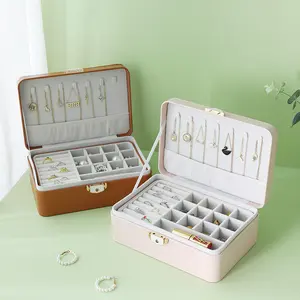 New Style High - End Jewelry Box Large Capacity Storage for Watches Necklaces Bracelets Rings Earrings Organizer
