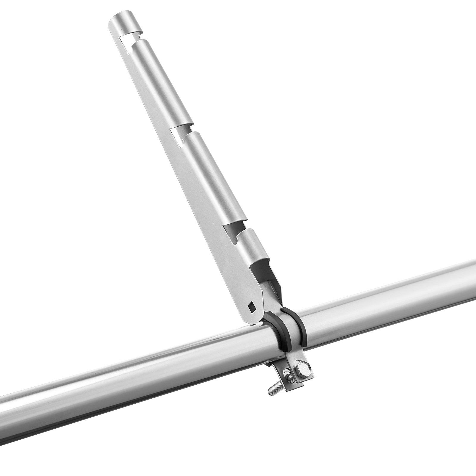 VEVOR Barbed Wire Arm, 10 Packs 14.8 in Fence Post Extender for 1.3" to 1.5" Chain Link Fences, U Bracket Design, Galvanized Steel Fence Height Extender, Protect Privacy and Prevent Pets Jumping Off VEVOR Barbed Wire Arm, 10 Packs 14.8 in Fence Post Extender for 1.3" to 1.5" Chain Link Fences, U Bracket Design, Galvanized Steel Fence Height Extender, Protect Privacy and Prevent Pets Jumping Off