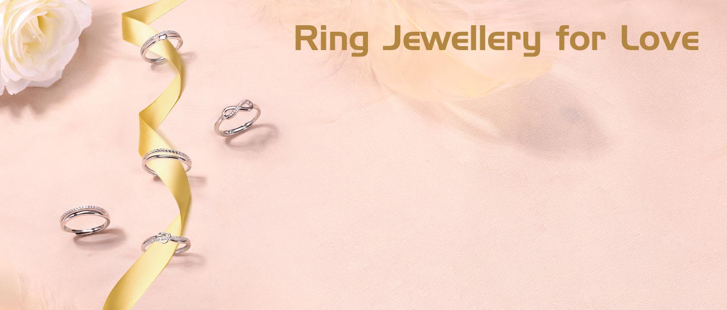 MILACOLATO 2Pcs Silver Anxiety Rings for Women Sunflower Fidget Ring You are My Sunshine Anxiety Ring Moonstone Anti Stress Ring Adjustable Open Spinner Rings for Anxiety Women