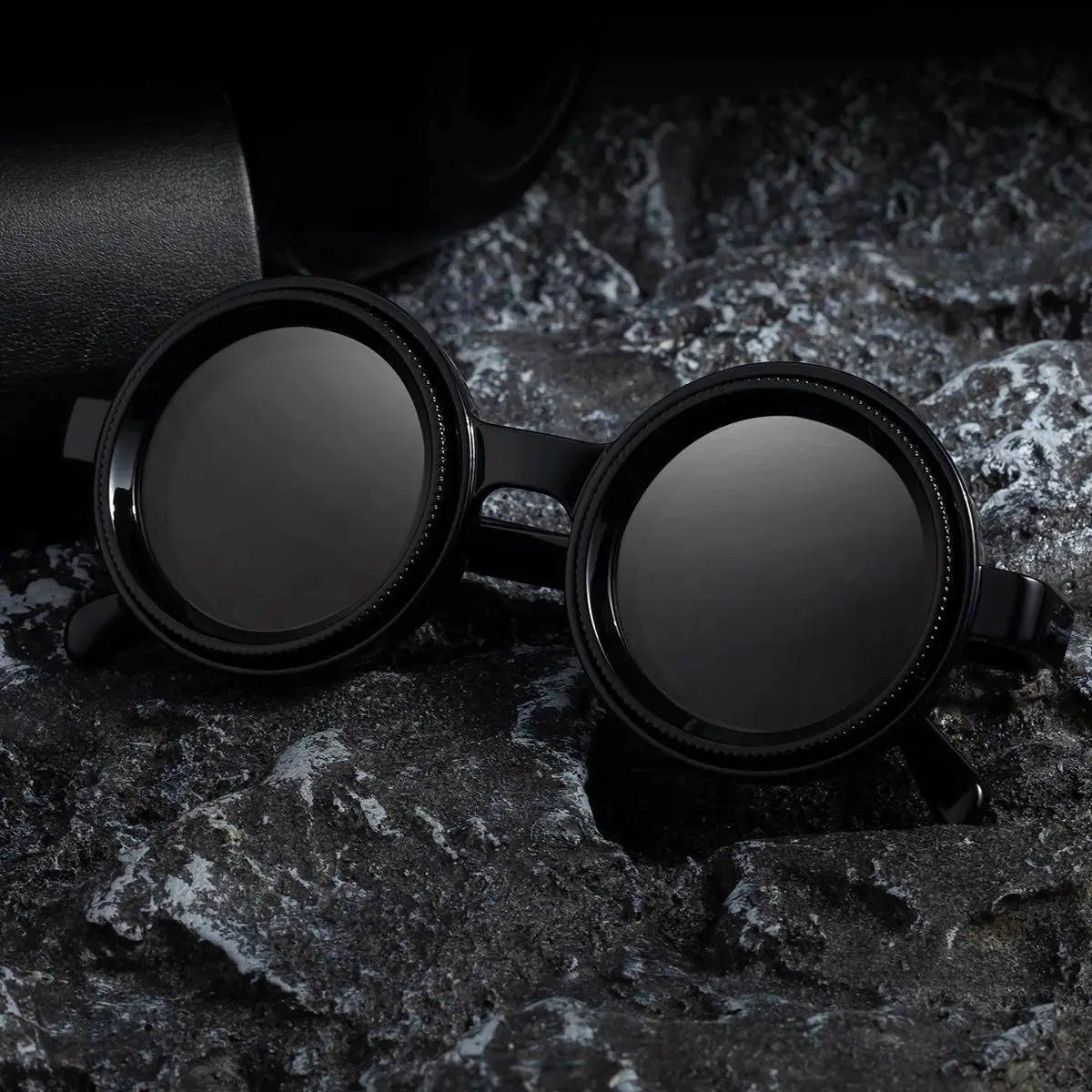 360 ° New ND Adjustable Sunglasses Unisex Polarized+Rotating Glasses UV-resistant High Quality PC Frame Zoom Sunglasses