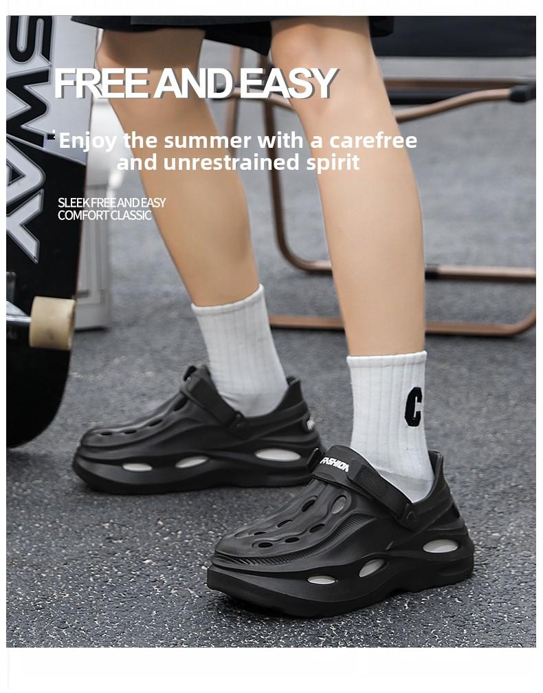 2-in-1 Slides & Clogs |     Perfect for Beach, Pool, Street Wear