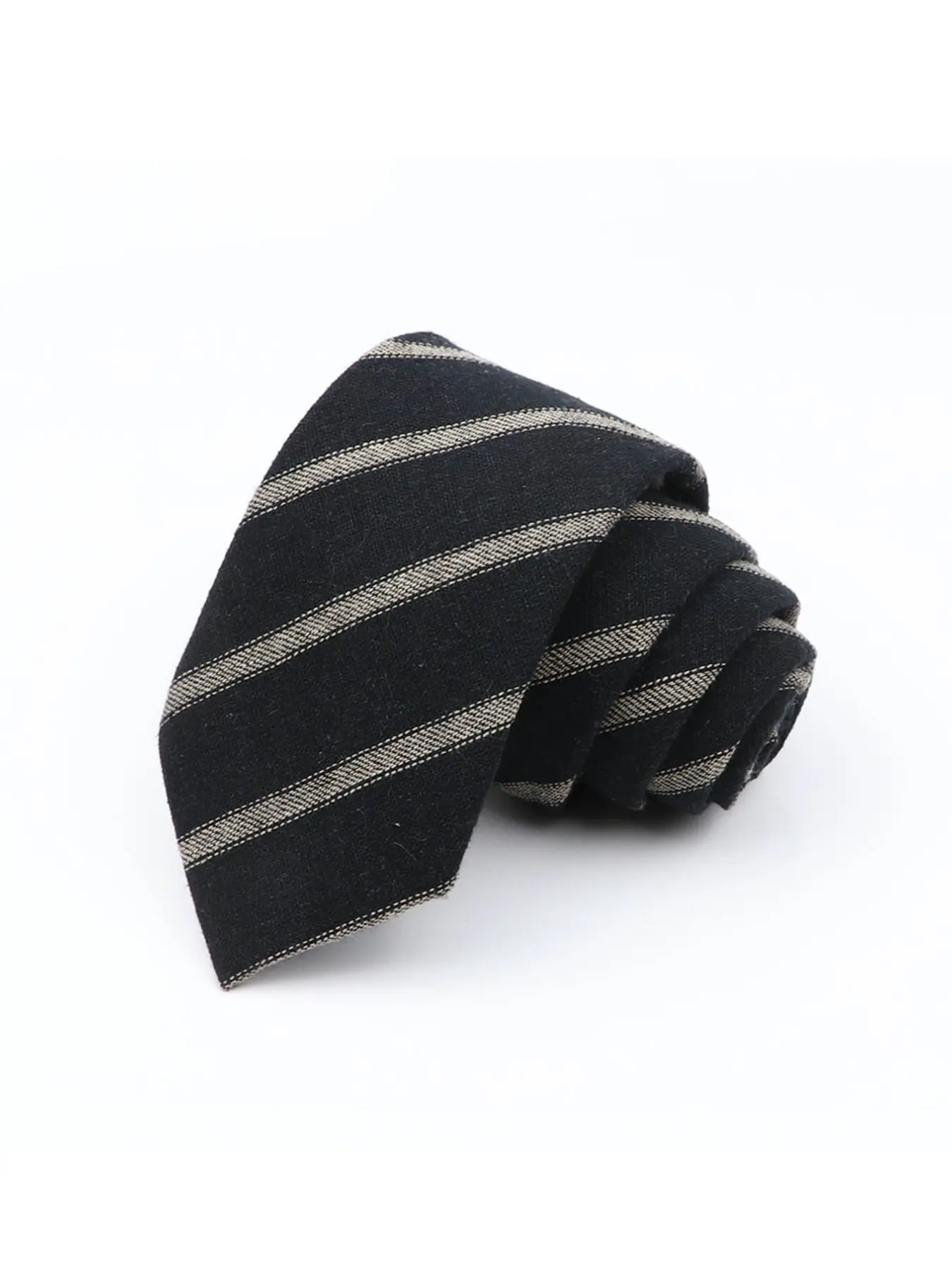 Men's 7cm Striped Plaid Fashion Tie, Formal and Casual Wear, Stylish Lapel Accessory, Perfect for All Seasons, Elegant Men's Neckwear