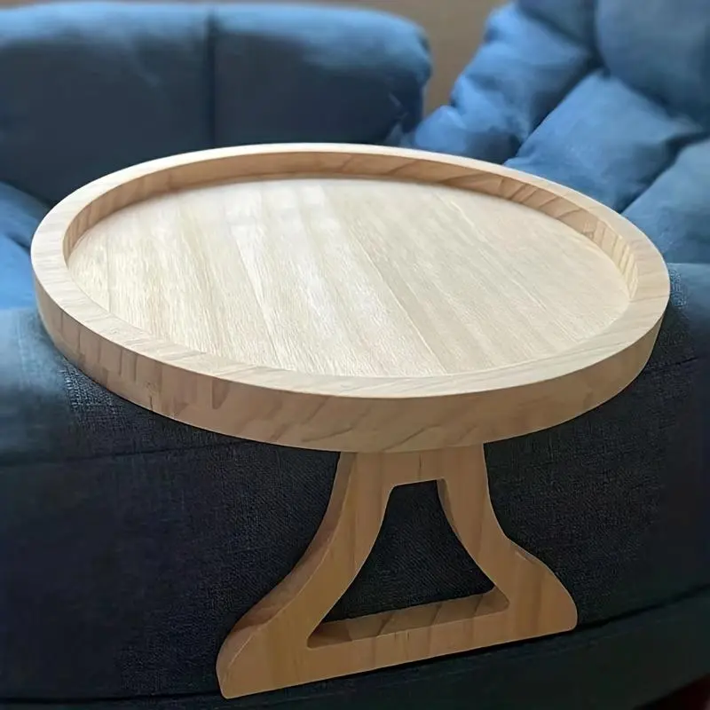 Stable Sofa Armrest Table, Sofa Tray Table Sofa Armrest Clip, Home Clip On Couch Tray, for Eating Drinking, Remote, Drinks, Phones, Dishes, Functional Table #GLOBAL PICKS
