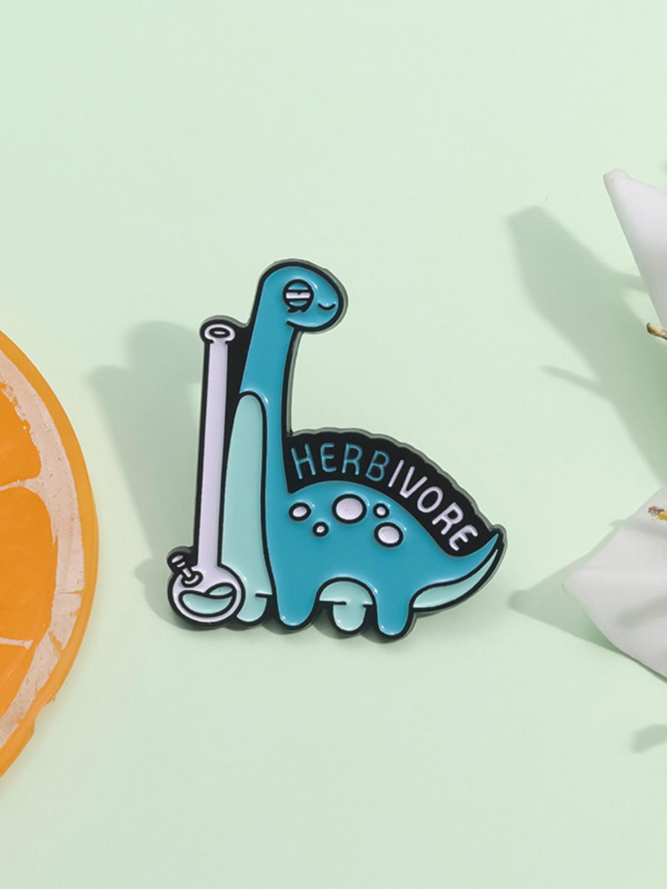 Cute Dinosaur Design Brooch Jewlery, Fashion Brooch for Women & Men, Enamel Safety Pin Suitable for Backpacks, Jeans, Scarves, Hats Decoration
