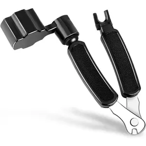 Guitar String Winder  Pin Puller - 3 In 1 Multifunctional Guitar Maintenance Tool/String Peg Winder + String  + Pin Puller Instrument Accessories (Style-A)