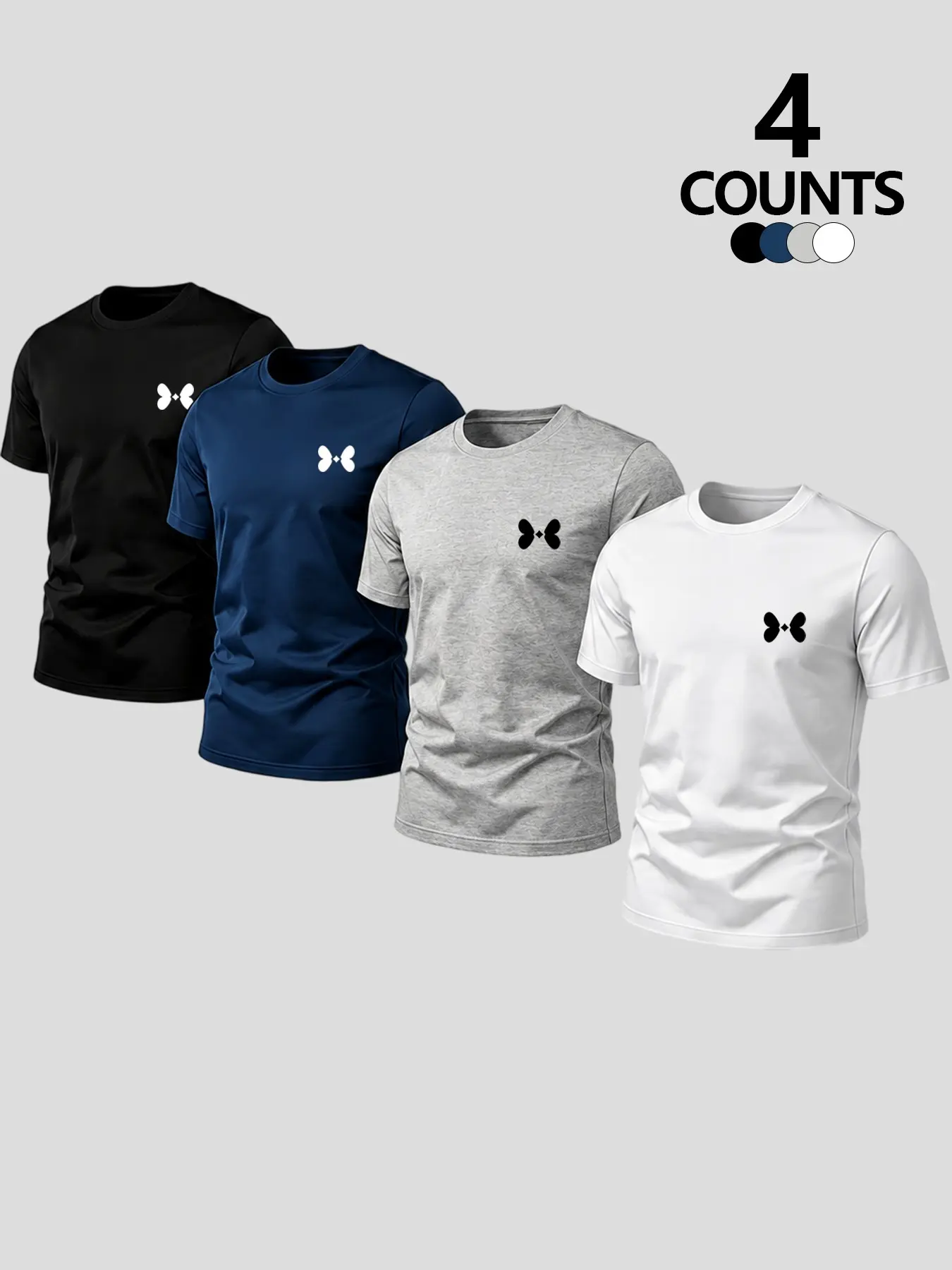 Summer American Retro Fitness Training Tee, Breathable Short Sleeve Graphic T-Shirt, Quick-Dry Outdoor Running Athletic Fitness Top for Men