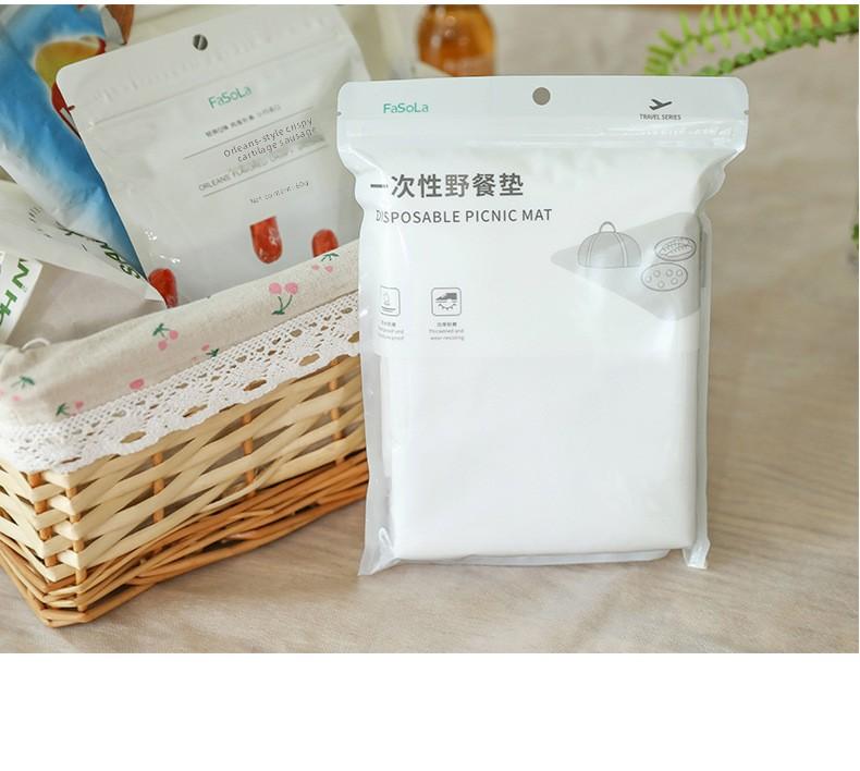 FaSoLa disposable picnic mat, travel camping tablecloth, outdoor picnic waterproof thickened portable sand mat