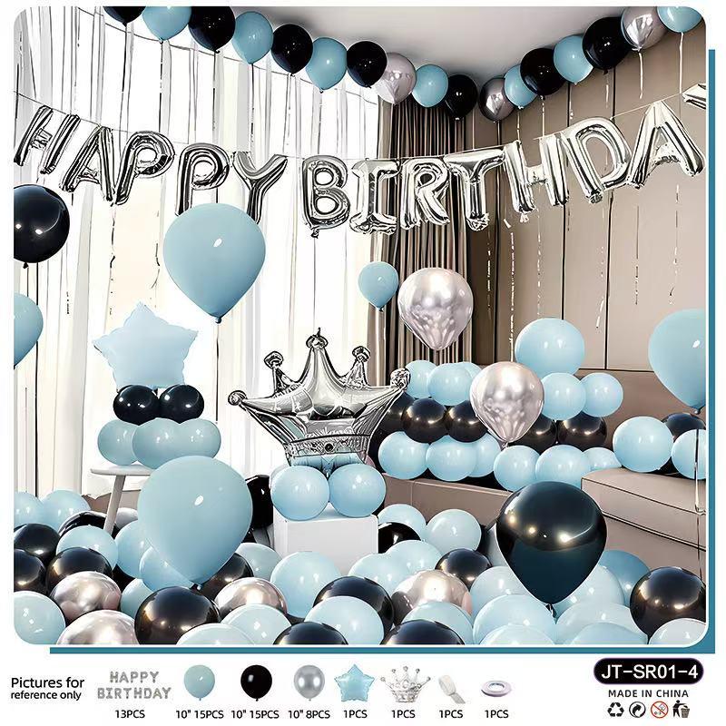 Instagram-style birthday balloon set, party atmosphere decoration, scene arrangement, background wall decoration, suitable for birthday parties and holidays Instagram-style birthday balloon set, party atmosphere decoration, scene arrangement, background wall decoration, suitable for birthday parties and holidays