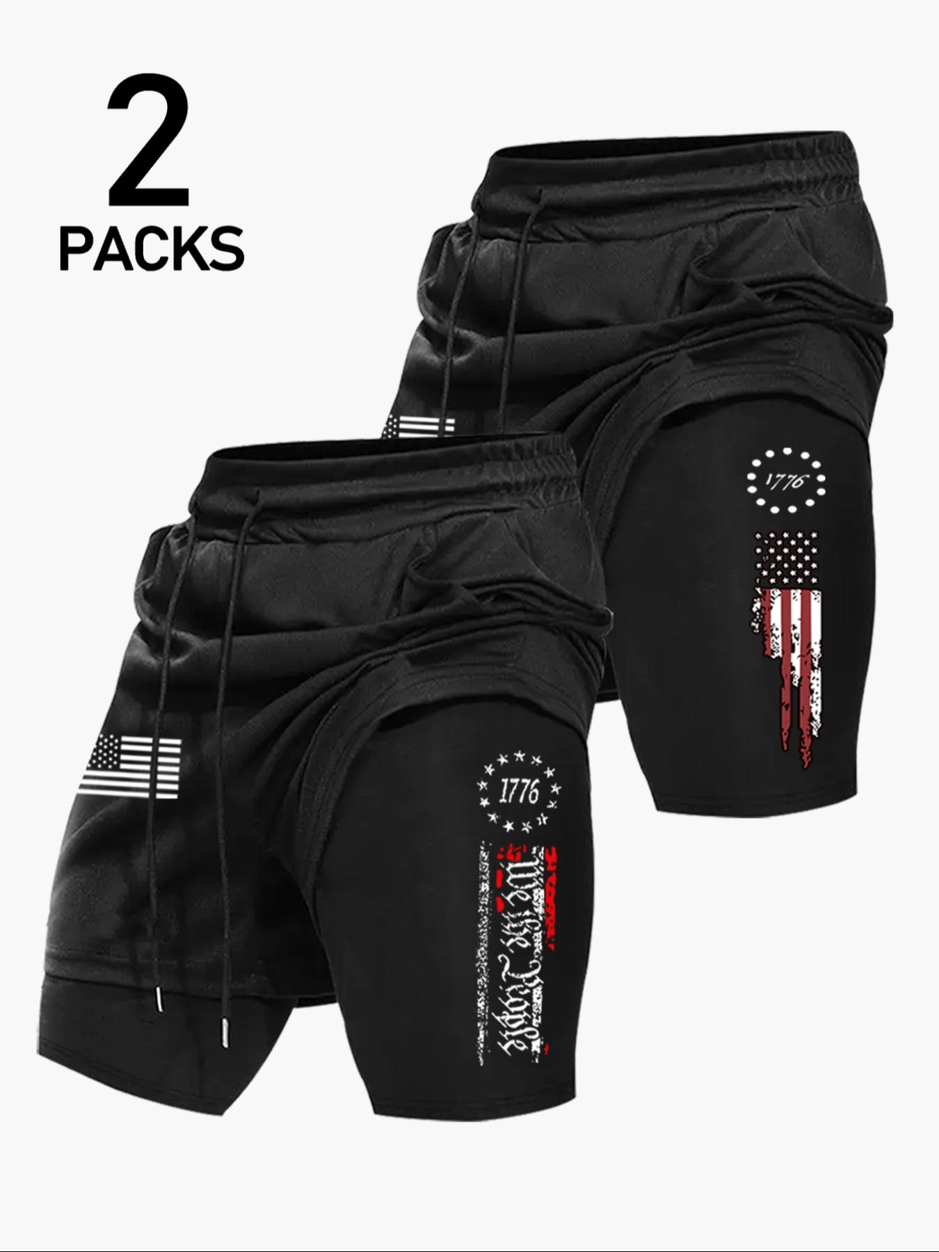 Men's Letter Print Drawstring Waist, Regular Fit Casual Fashion for Summer, Streetwear Sports Shorts, Men's Bottoms for Daily Wear