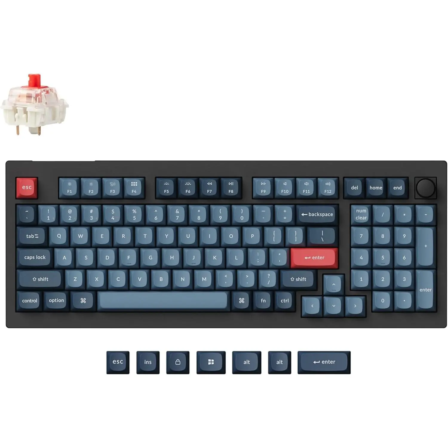 V5 Max Custom  Mechanical Keyboard, 96% with Number Pad