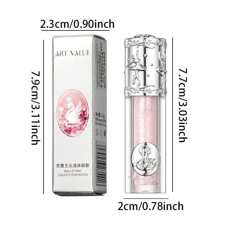 Glitter Liquid Eyeshadow, 2 Counts/set Long Lasting Shimmering Eye Shadow Stick, Sparkling Colorful Eye Makeup Products for All Styles and Occasions