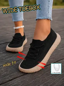 Women's Breathable Mesh Print Slip-On Shoes, Soft Sole Rubber Anti-Slip Casual Sandals, Ideal for Daily Commute, Vacation, Beach (size runs small ,order one size up)