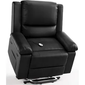 Garvee Power Lift Recliner Chair - Heat and Massage, PU Leather, Adjustable Back and Legs, Electric Lift Chair Designed for The Elderly and People with Mobility impaired
