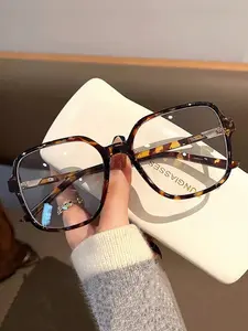 Square Frame Women's Anti-Blue Light Glasses, Trendy Square Frames, Elegant and Fashionable, Casual and Versatile, Perfect for Daily Wear Accessories