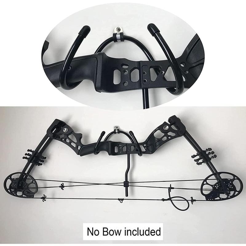 2 Pack Wall Storage Display Rack - Bow Hanger Hooks Wall Holder - No  - Hold up to 20 Lbs - Hold 2 Bows