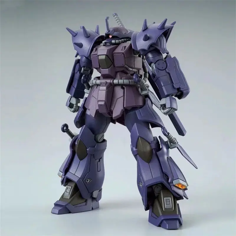 Unisex MS-08TX/N Ifrit Night Battle Assembled Battle Model Kit, Action Figure Toy with Stickers, Bracket, Effects, Double Knives