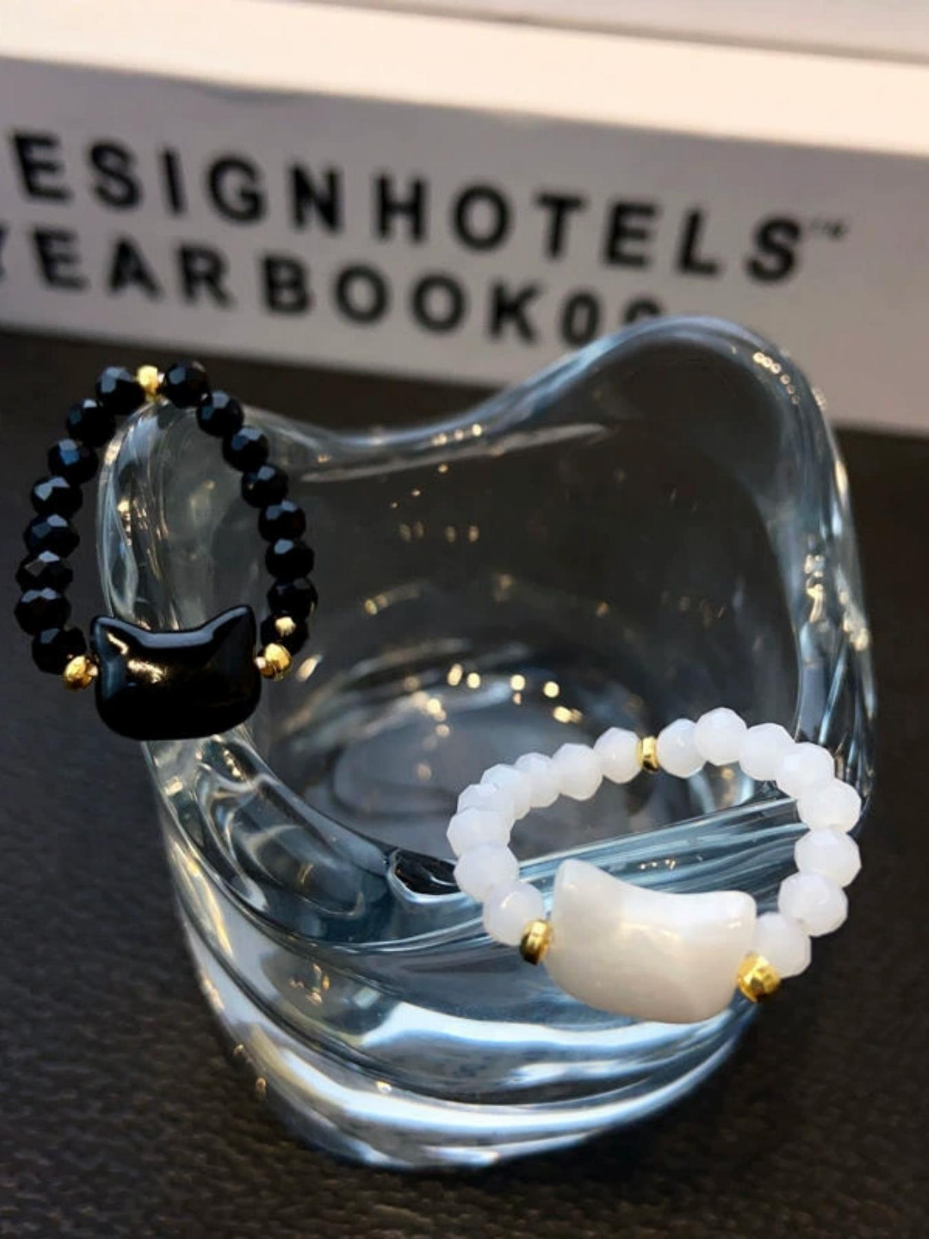 Cute Cat Design Ring, Fashion Rings, Dainty Stacking Rings, Fashion Stackable Ring for Women & Girls, Trendy All-match & Exquisite for Birthday Gift