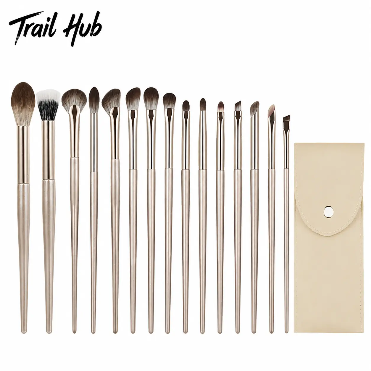 Professional Synthetic Fiber Eyeshadow Brush for Precision Blending – Soft Tapered Tip, Ergonomic Handle, Travel-Friendly Design, Ideal for All Eye Makeup Techniques and Suitable for Sensitive Skin