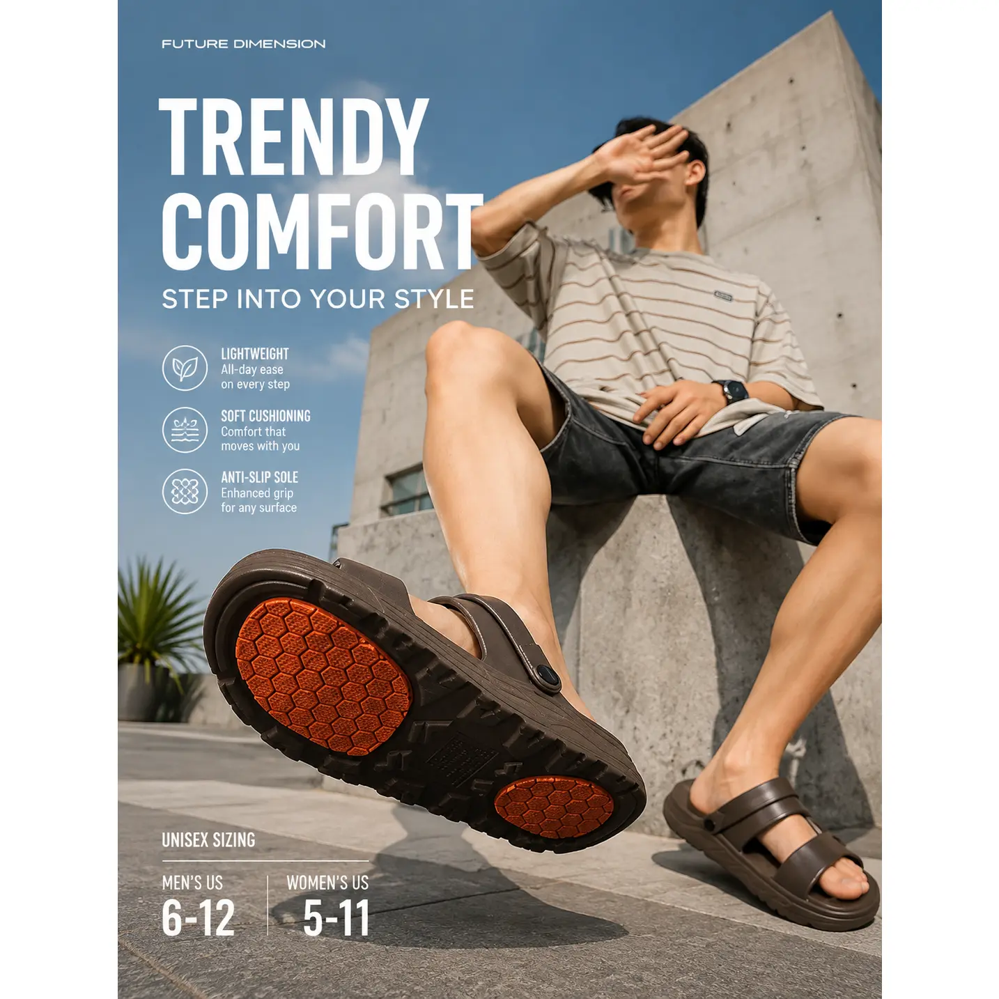 Unisex EVA Clogs Sandals Slip On Shoes|   Lightweight Comfort Garden Shoes|   Waterproof Non Slip Casual Slides for Men & Women,Quick-Drying,Non-Slip,Shower Slippers,outdoor,beach,Unisex-Adult,Adilette,Shower Slide,cotton,,grinch,large,size,show,flexible,
