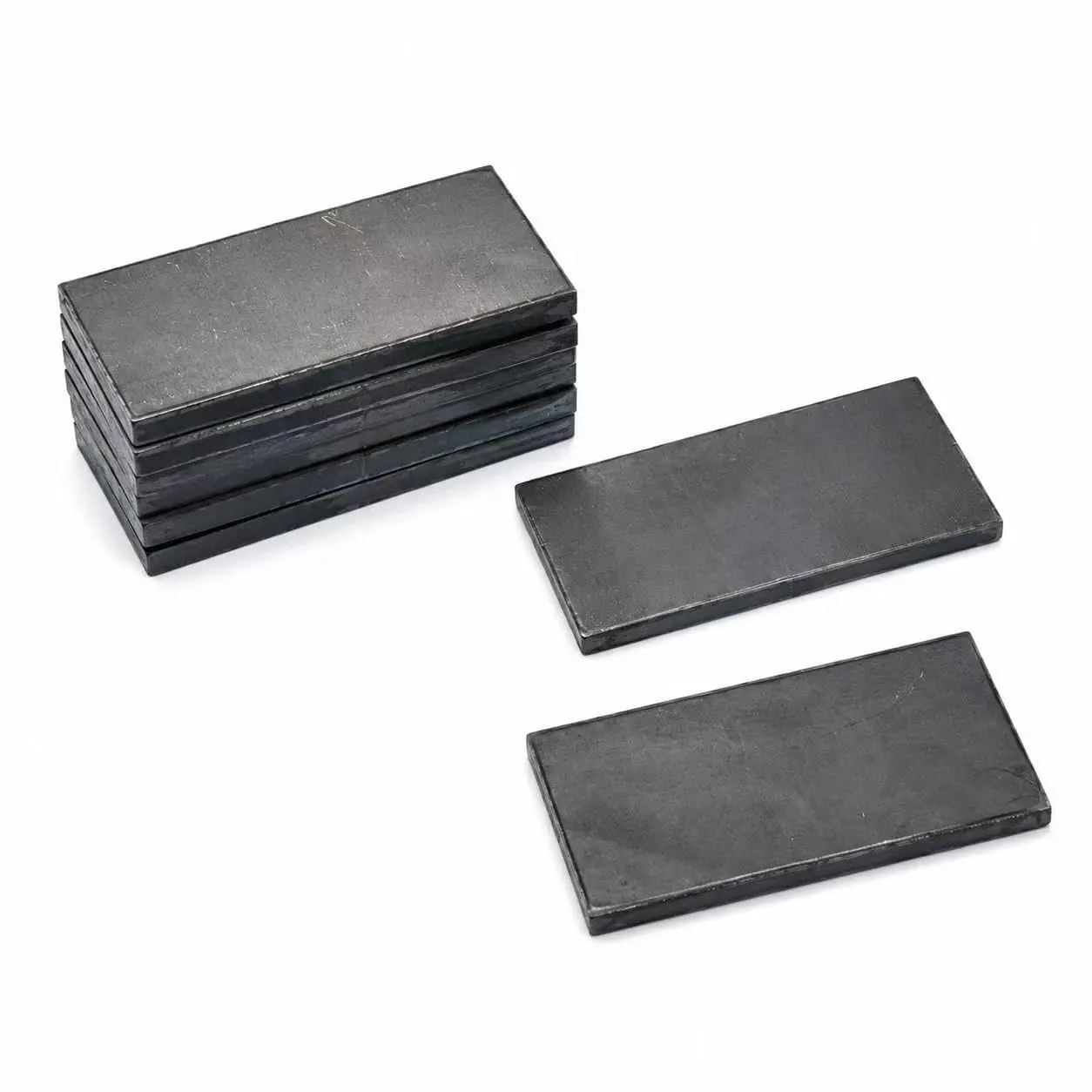 Heavy-Duty Carbon Steel Plates, 4" x 2" x 1/4", Weldable and Paintable, for Welding, Fabrication and Repair, 10 Pack