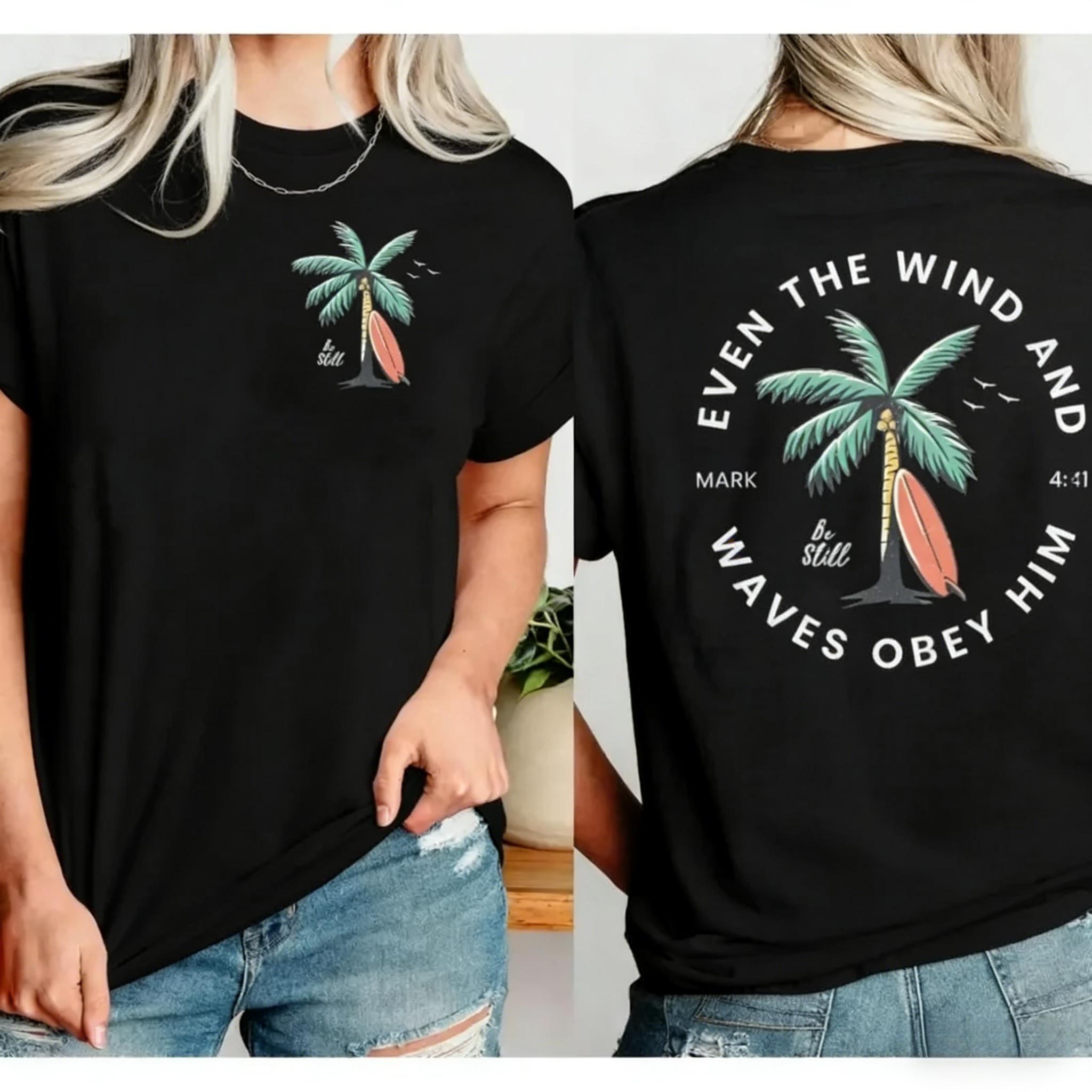 Christian Bible Verse Shirt, Beachy Back Print Tee, Trendy Summer Tshirt, Baptism Gift, Ocean Inspired Style, Short Sleeve Crew Neck Top, Classic Streetwear Christian Bible Verse Shirt, Beachy Back Print Tee, Trendy Summer Tshirt, Baptism Gift, Ocean Inspired Style, Short Sleeve Crew Neck Top, Classic Streetwear