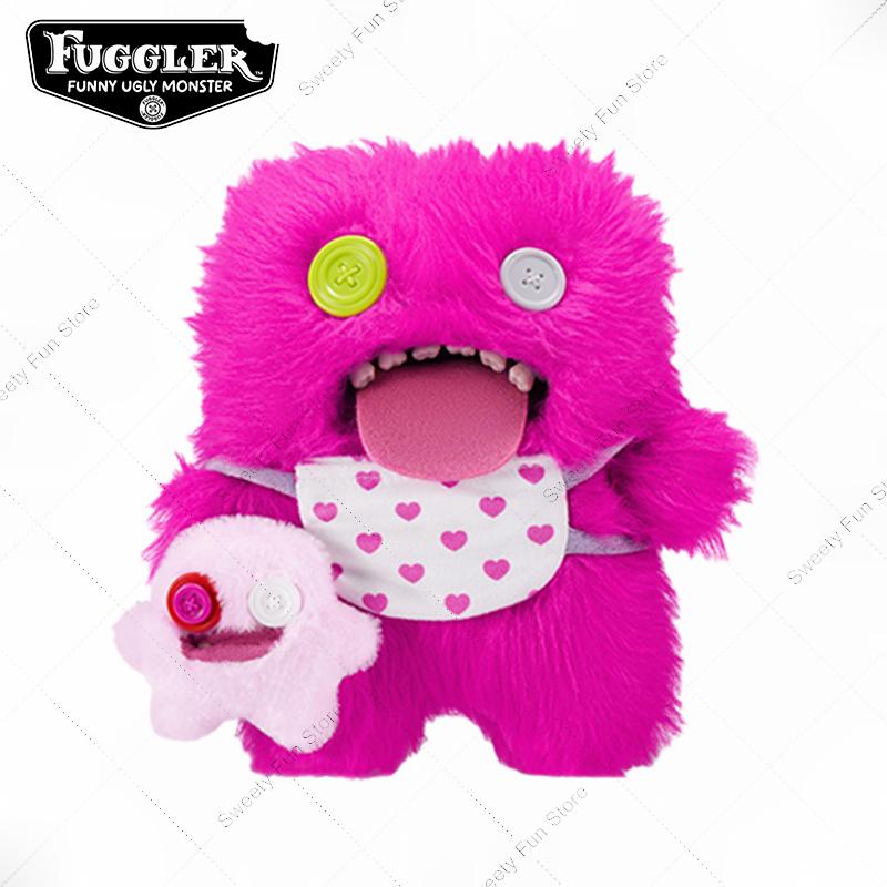 100% Original Fuggler Funny Ugly Monster Plush Toy – Tooth Creature Stuffed Doll, Hairy Furry Plushie Gift for Kids & Collectors, Mini Rascals Series