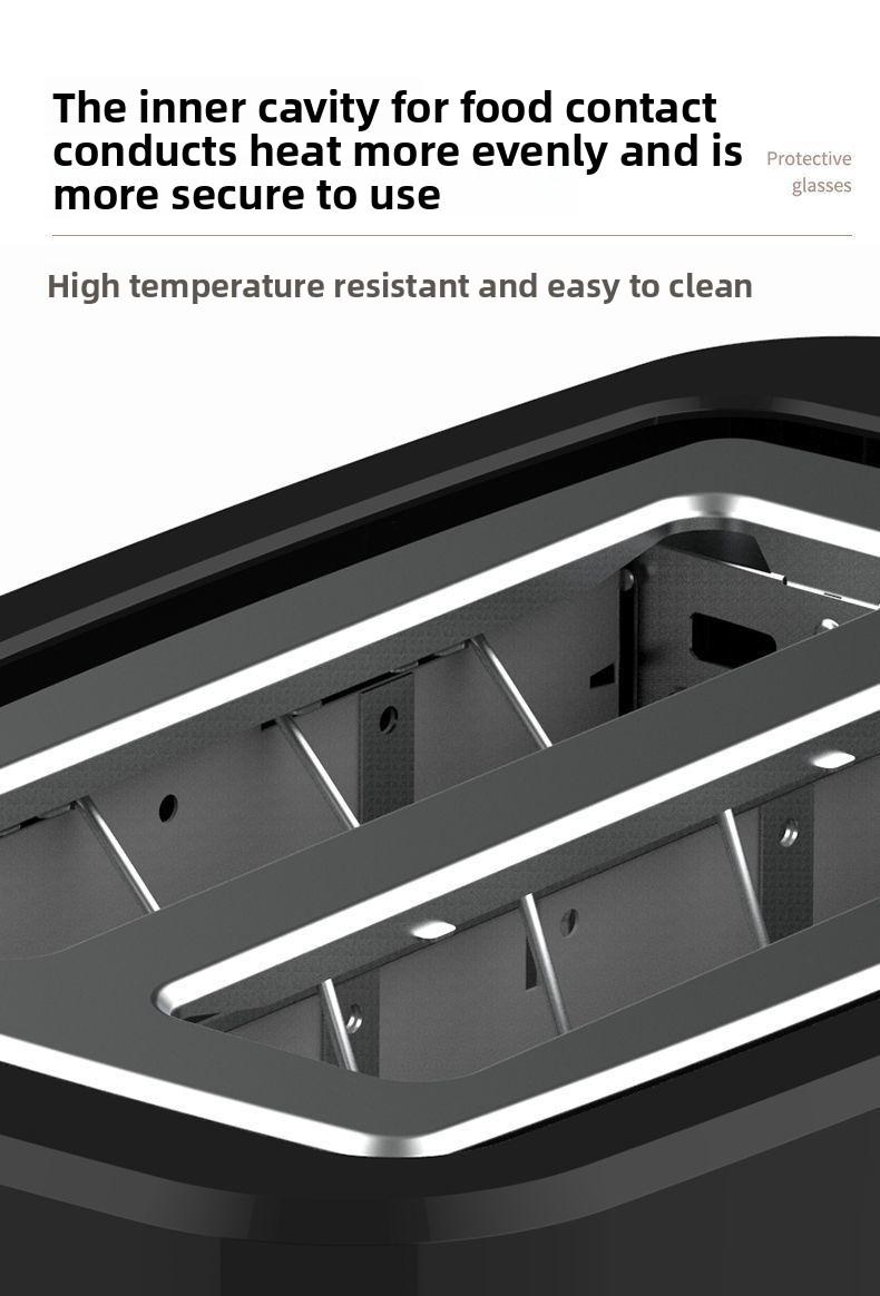 Household Automatic Multifunctional Breakfast Bread Baking Machine Compact Toaster & Sandwich Maker for Home